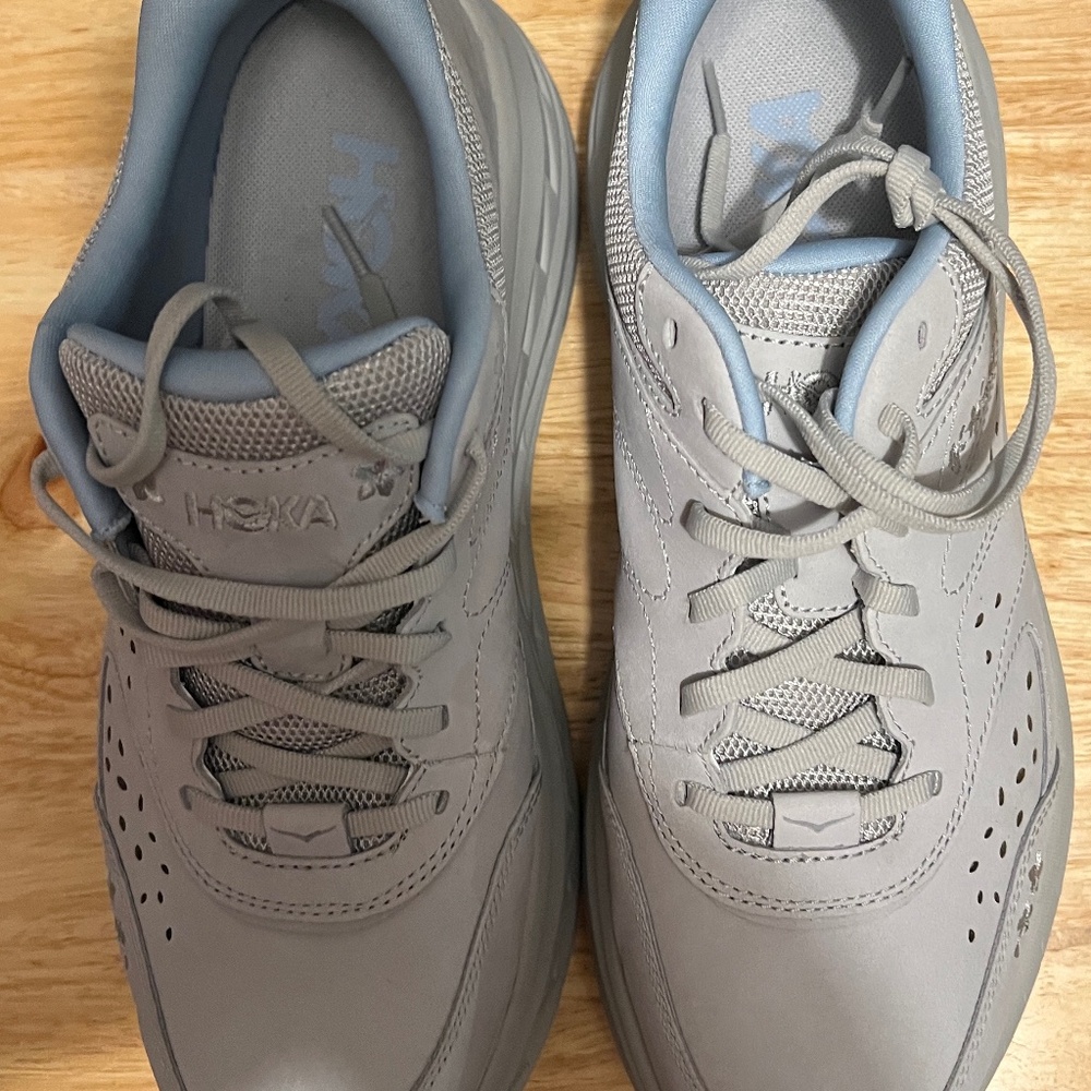 Hoka One One floral vibrant bloom blue 11.5